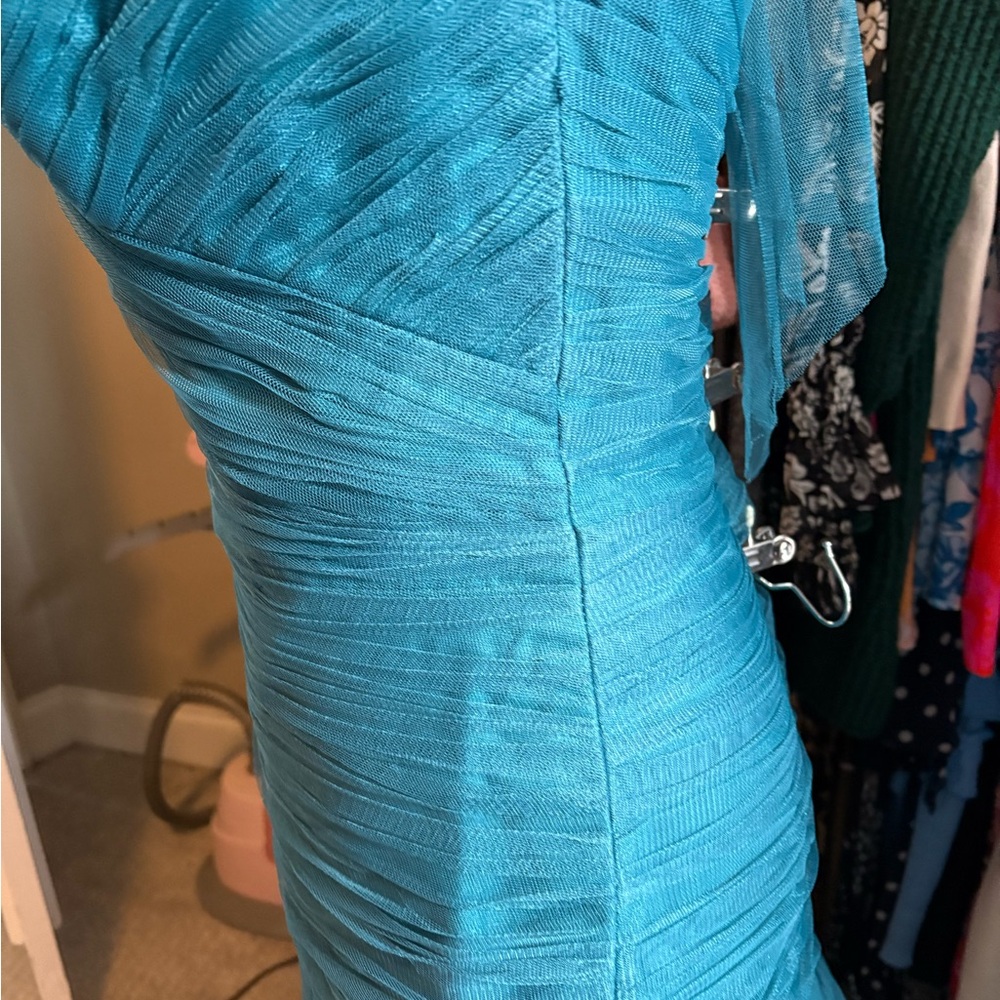 Wtoo Teal Halter Dress - Picture 6 of 6
